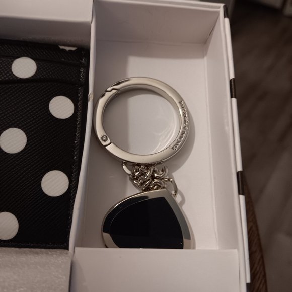 KATE SPADE CARD HOLDER N  DOUBLE FACED KEYCHAIN - Picture 3 of 10